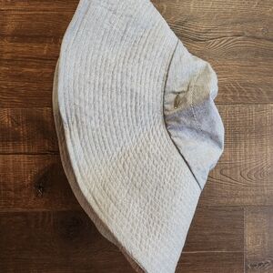 Coolibar Blue Striped Wide-Brim Sun Hat